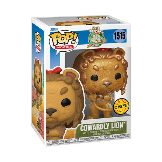 The Wizard of Oz 85th Anniversary Cowardly Lion Funko Pop! Chase Bundle